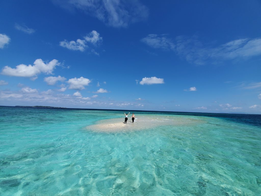 快晴の西表島 海もこんなに綺麗